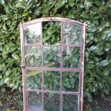 W84xH137.5 industrial curved metal glass frame window