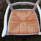 Fauteuil provençal paillé campagne chic