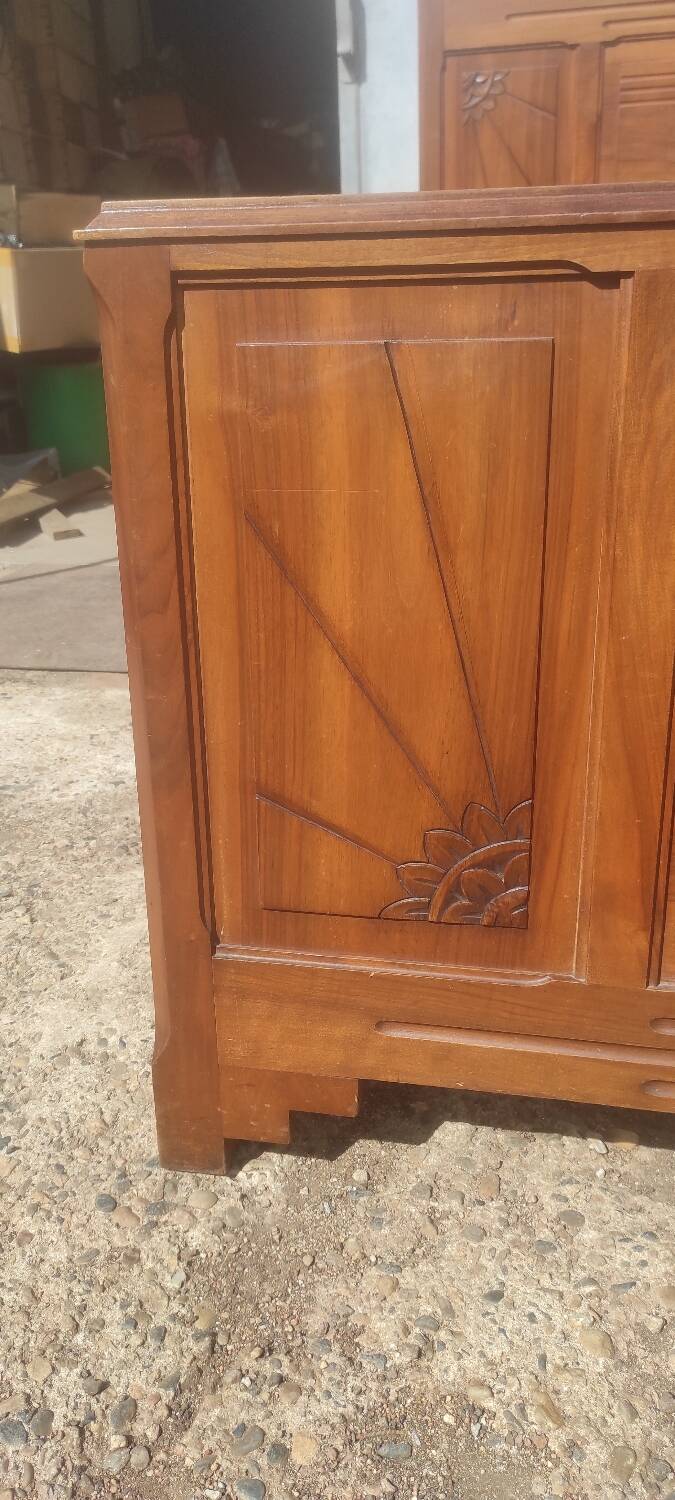 Art deco bed 140 cm
