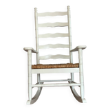 Chaise berçant rustique