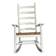 Chaise berçant rustique