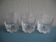 3 Vannes crystal whisky glasses vintage French crystal glasses set