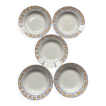 Assiettes creuses saint Amand