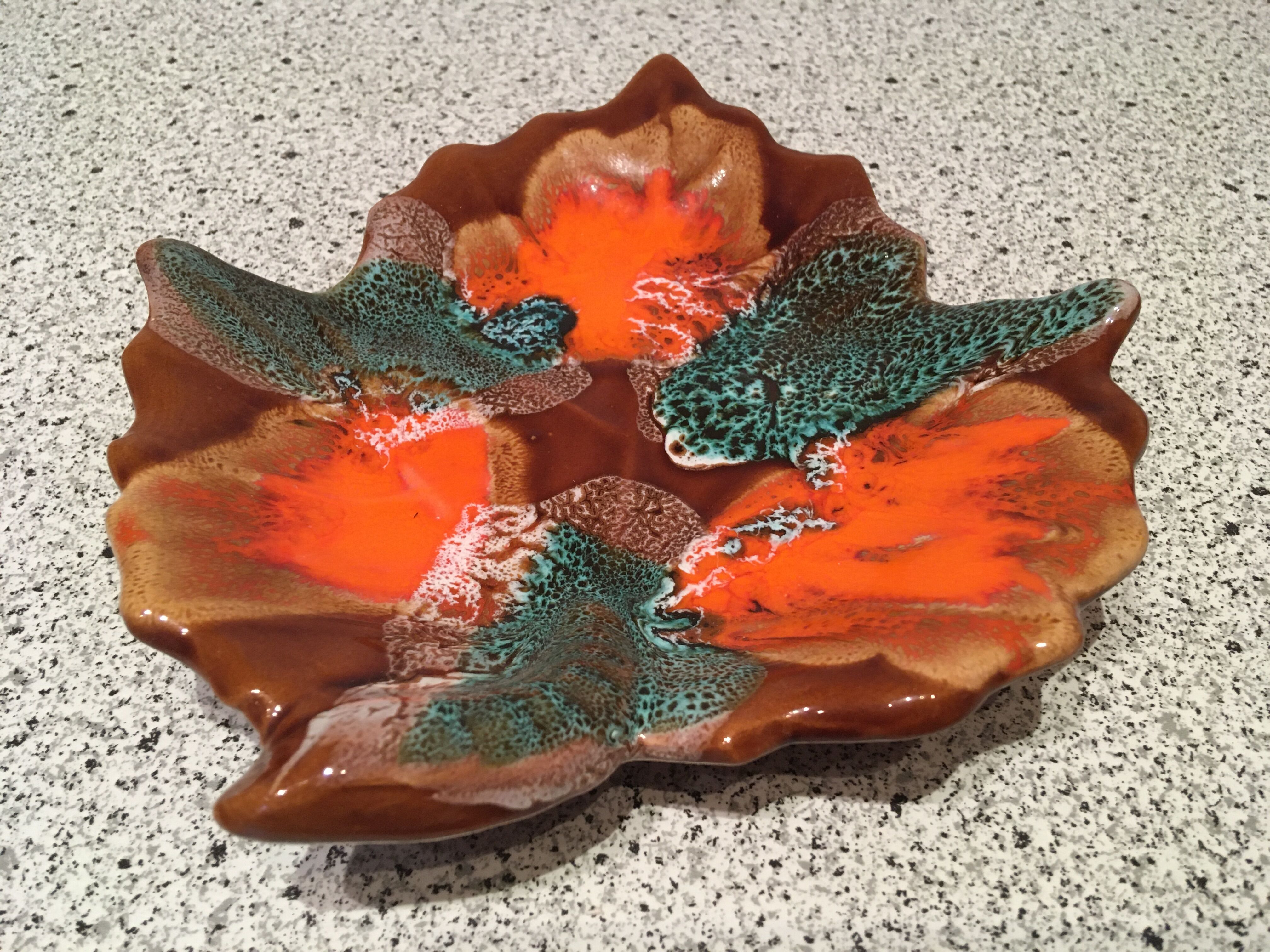 Vallauris butter dish and knife