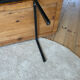 Table basse pin et métal vintage