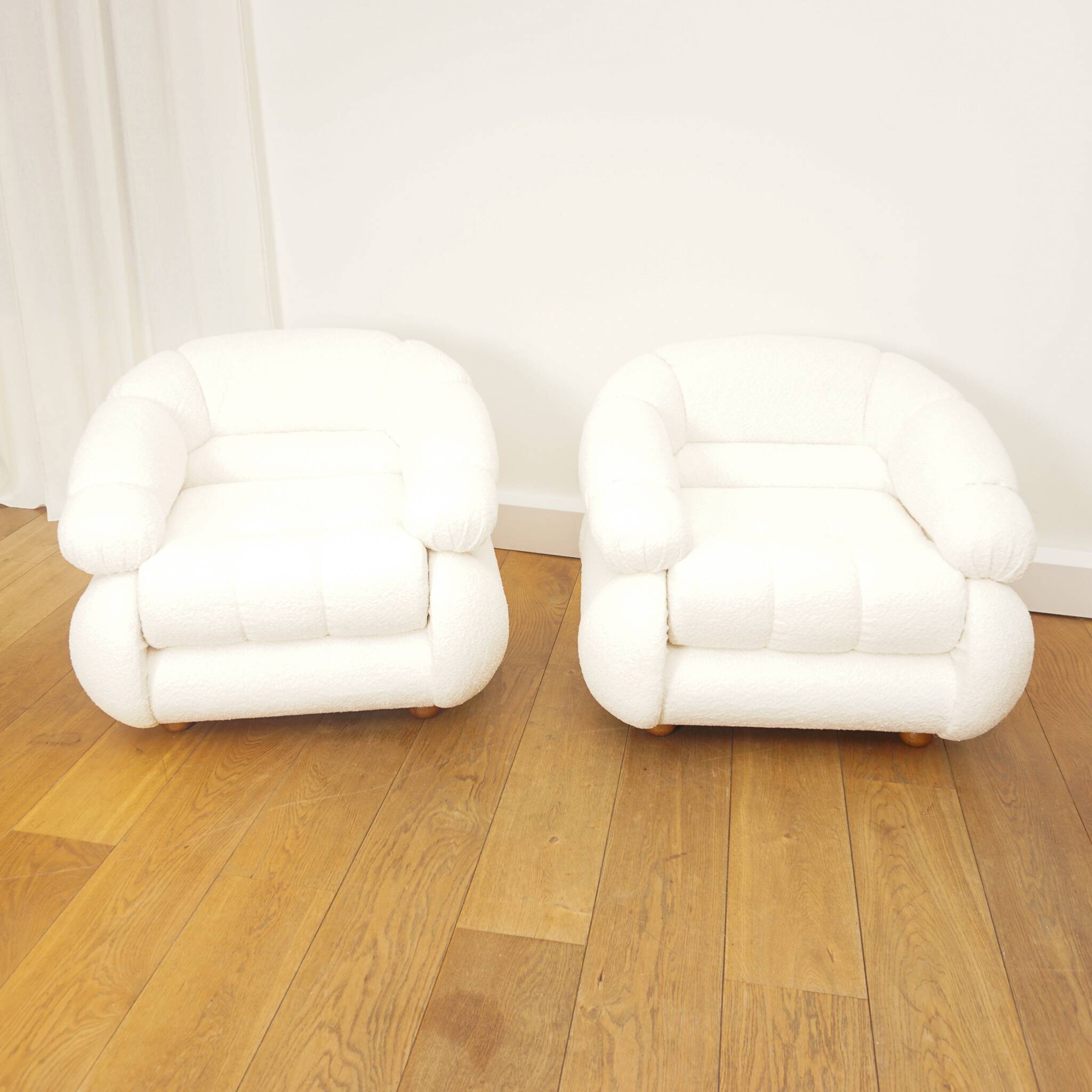 Paire de fauteuils Space Age d'Adriano Piazzesi, 1970