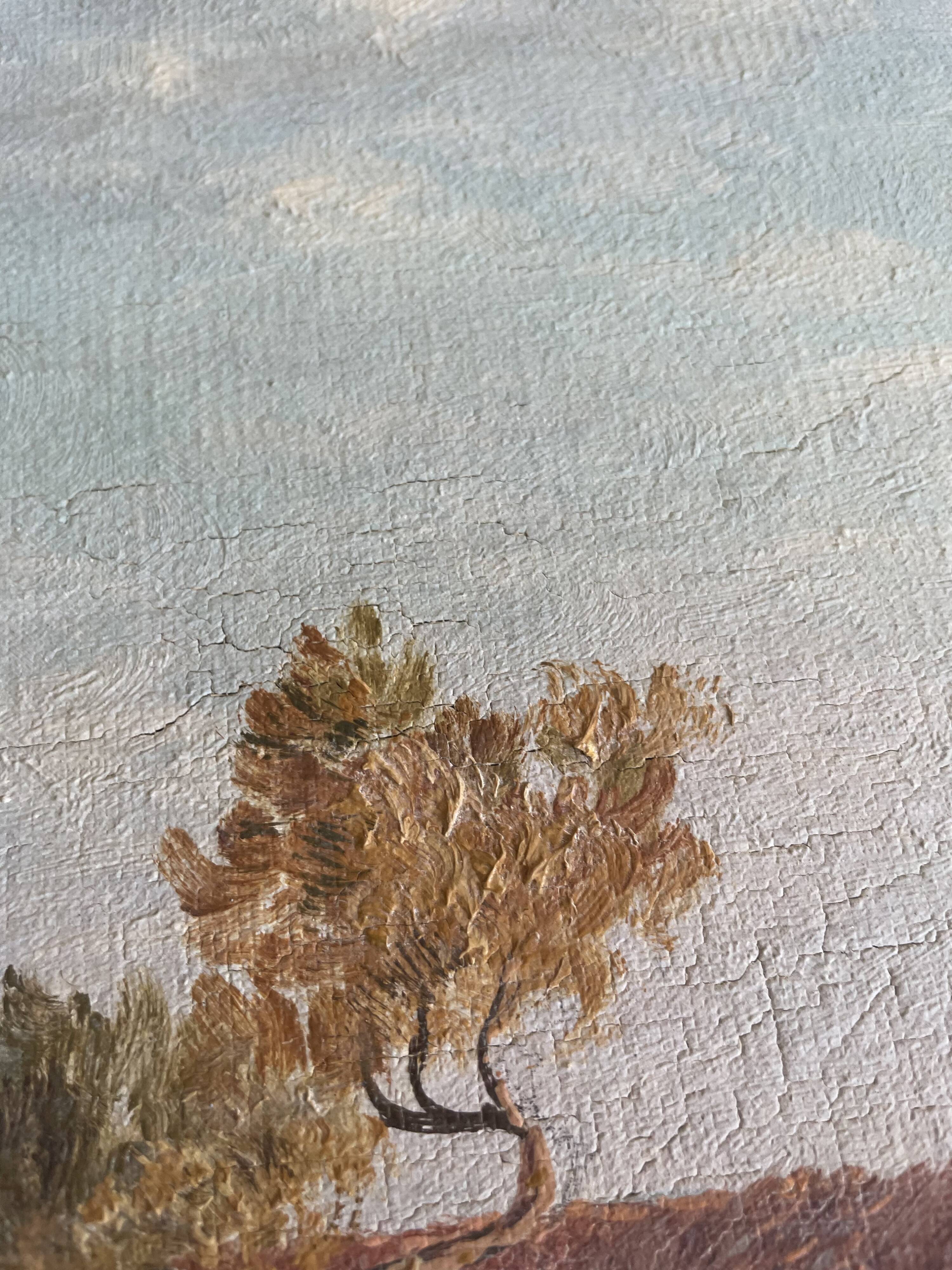 Huile sur toile paysage