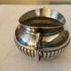Solid silver sugar bowl - origin Great Britain around 1900