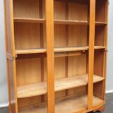 Library Art Deco cabinet curved lines L155