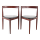 Pair of "Roundette" chairs by Hans Olsen for Frem Rolje, Denmark