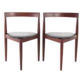 Paire de chaises "Roundette" de Hans Olsen pour Frem Rolje, Danemark