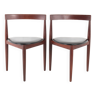 Paire de chaises "Roundette" de Hans Olsen pour Frem Rolje, Danemark