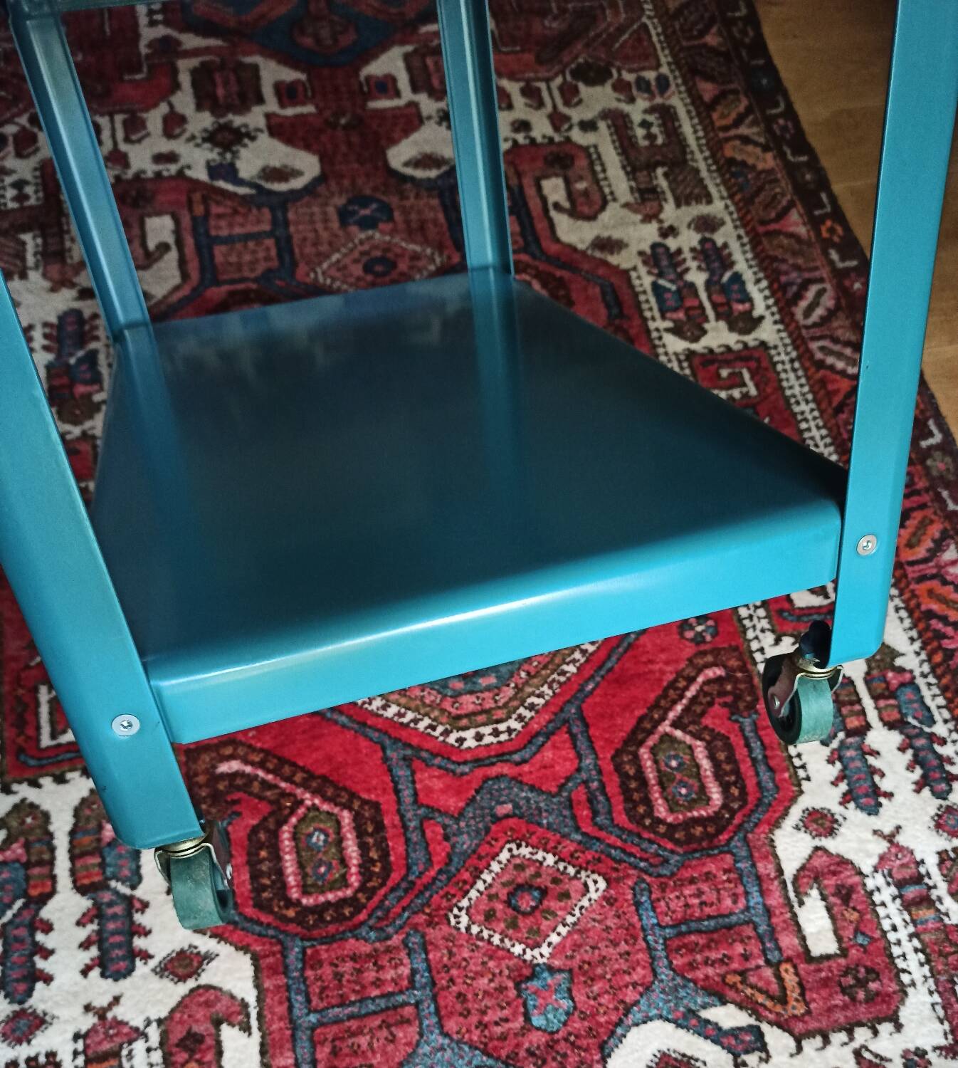 Blue metal coffee table Ikea PS 2012