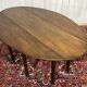 Drop-leaf English table in mahogany called Gateleg.