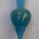 Blue opaline vase