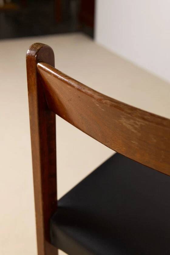 6x Alfred Hendrickx dining chairs for Belform, 1960s, Belgium