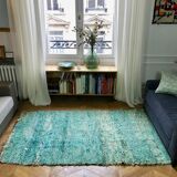 Green boujaad carpet 110x220cm