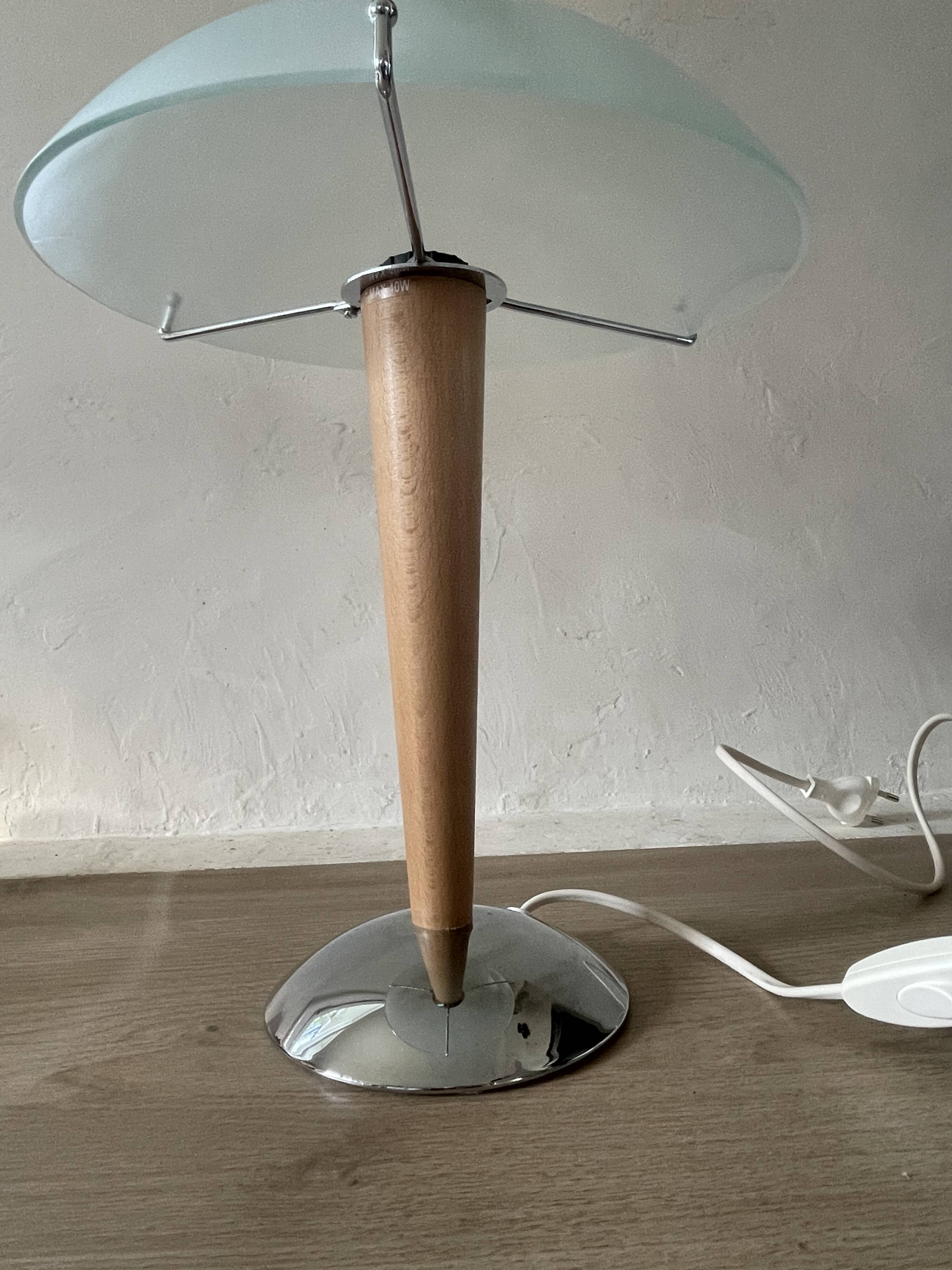 Mushroom lamp IKEA model Kvintol B9503, circa 1980