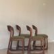 4 Baumann sleigh chairs