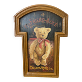 Vintage decorative frame bear "My Friend-Alice"