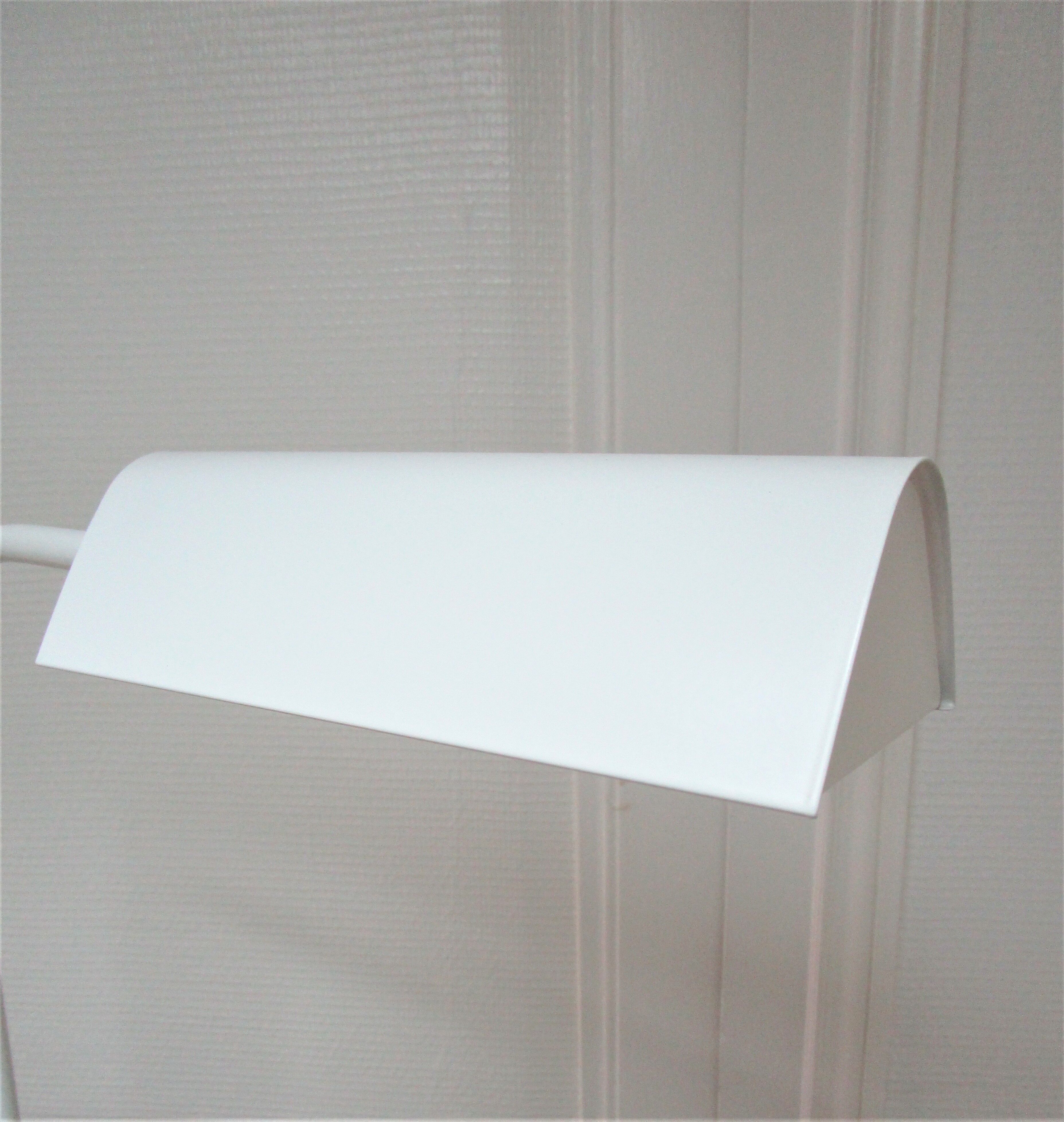 Floor lamp metal white design Aluminor
