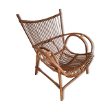 Rattan armchair