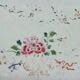Ancient polylobed porcelain plateau from the Yongzheng period '700