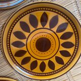 7 vintage flat plates Longchamp and Gien