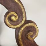 Antique German church console table, 19th century