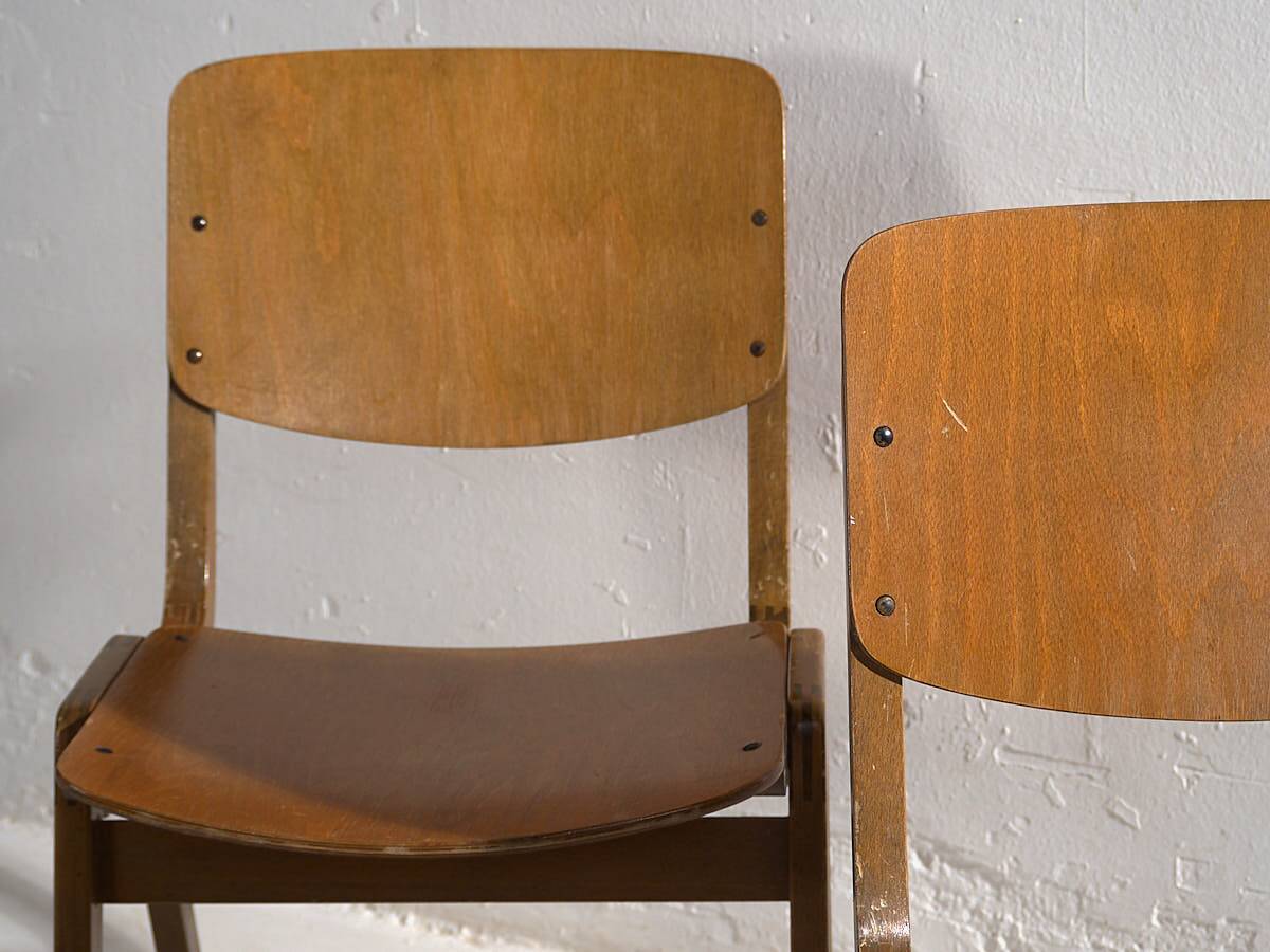 Vintage Thonet chairs (c.1950). Set of 2 pieces