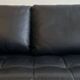 Canapé en cuir noir Ligne Roset
