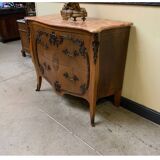 Antique - Vertiko, chest of drawers, inlays - Art Nouveau