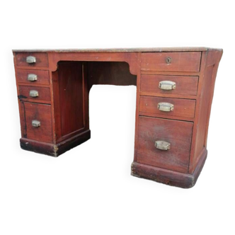 Bureau bois vintage 1950