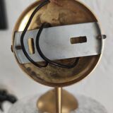 Textured glass wall light