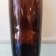 Bouteille vintage XXL (46cm)en verre soufflé  ambré