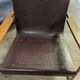 Vintage Bauhaus style armchair in leatherette and metal, 1970