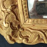 Old golden mirror