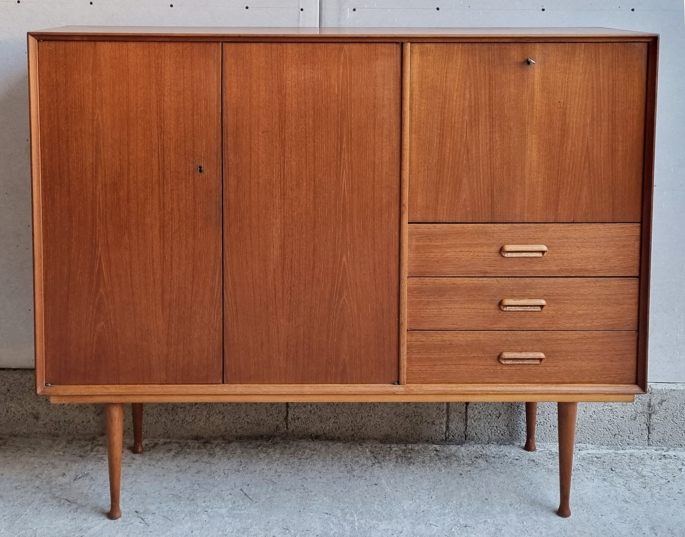 Buffet, Scandinavian enfilade, made in Denmark, vintage, 60s