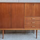 Buffet, Scandinavian enfilade, made in Denmark, vintage, 60s