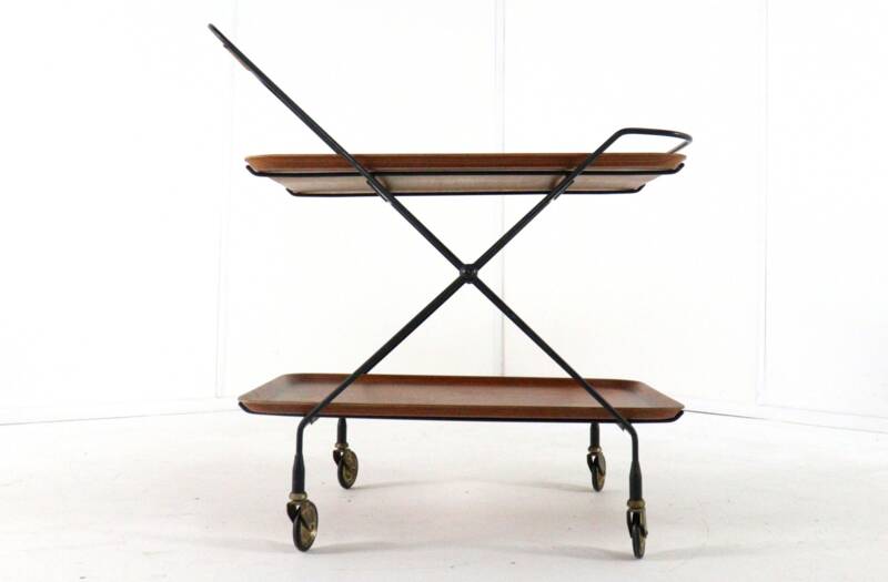 Paul Nagel for JIE Gantofte trolley - mid century design