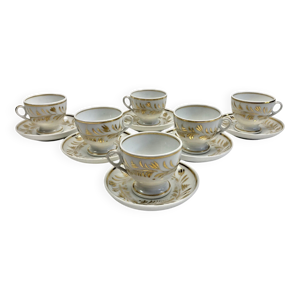 Ancien service de 6 tasses - xix