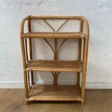 Rattan shelf
