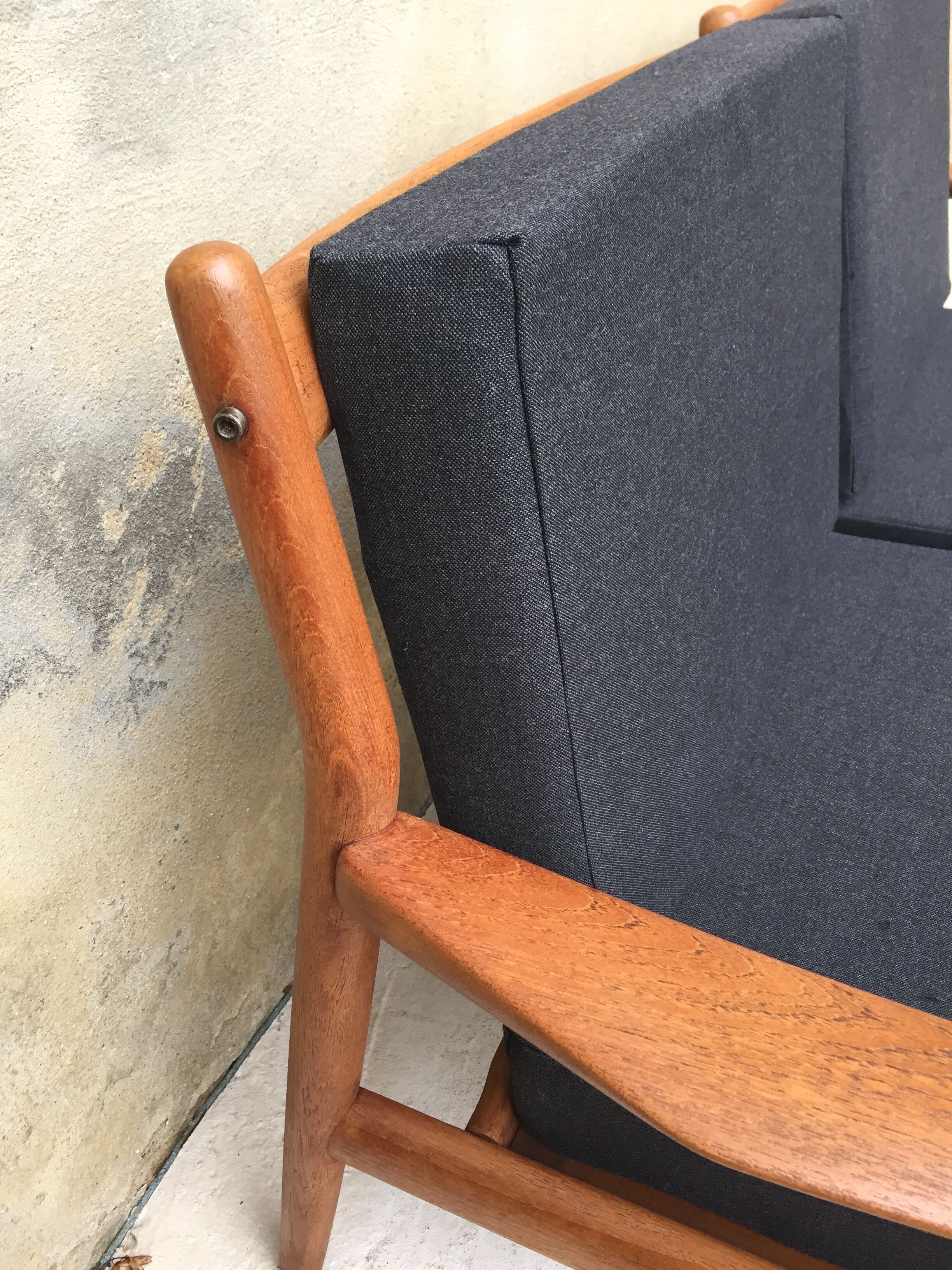 Grete Jalk two-seater sofa