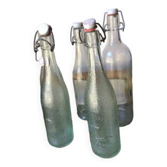 Old lemonade bottles