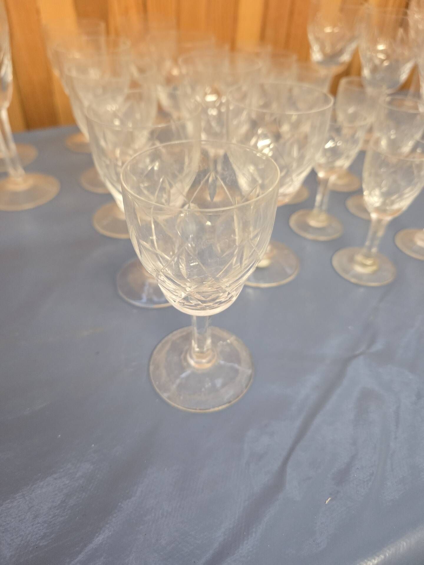 Service en cristal de Lorraine 1950