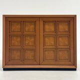 Buffet vintage brutaliste de Caccia alla Volpe pour Linea Arredo