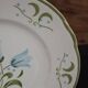 9 vintage floral dessert plates hand-painted Badonvillers