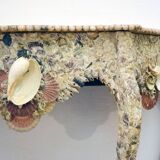 Mid-century french shell console table