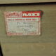 rabies furniture M D in oak 1970