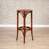 Vintage Bar Stool in Beech, 1980s